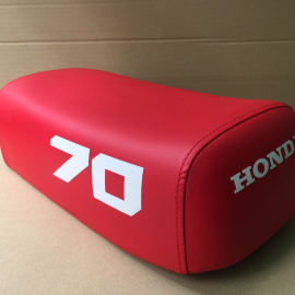 1978 - 1985 Honda ACT 70 ATC70 Motorcycle Saddle New Complete Seat Pan Red New.