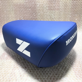 1979 - 1987 Honda Z50 Z50R Z50 R New Complete Motorcycle Saddle Seat Pan "Blue". Metal Pan