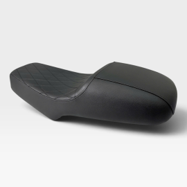 1980-1982 Honda CB650C Black Metal Pan Low Profile Cafe Racer Seat