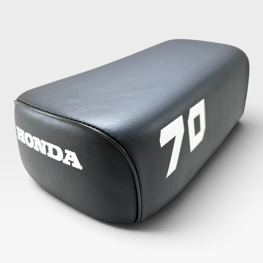 1978-1985 Honda ATC-70 Trike Three Wheeler Saddle Black Monkey Bike ATC70 Seat.