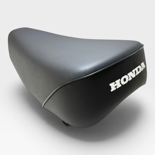 1973-1975 Honda CR125 CR125M Elsinore Black Metal Pan Motorcycle Seat