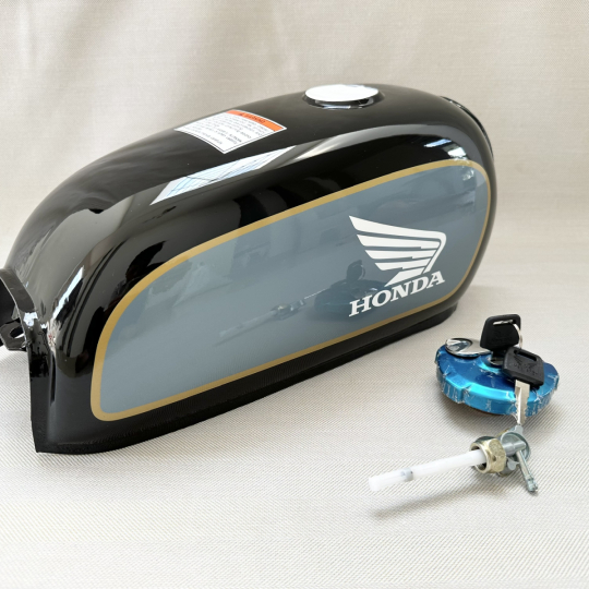 Fuel Gas Tank For Genuine Honda Benly Black Complete 50S CD50 CD70 CD90 New
