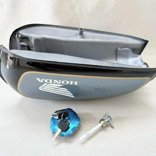 Fuel Gas Tank For Genuine Honda Benly Black Complete 50S CD50 CD70 CD90 New
