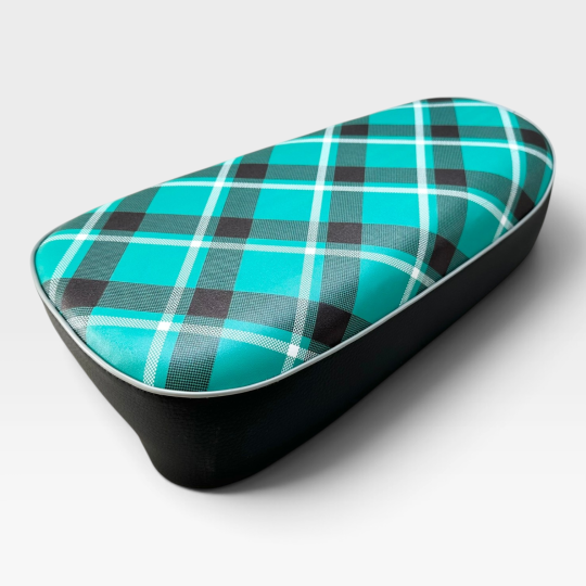 Honda Z50M Z50 M Monkey Bike Green Tartan Reproduction Motorcycle Seat